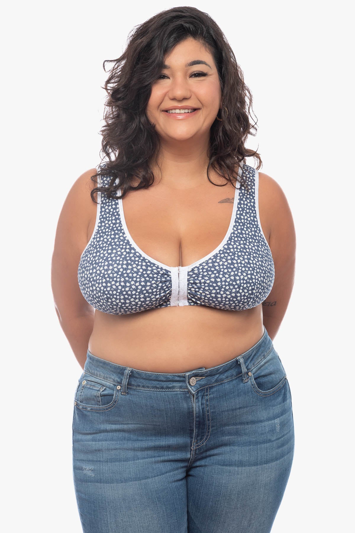LYDIA front fastening bra (prints)