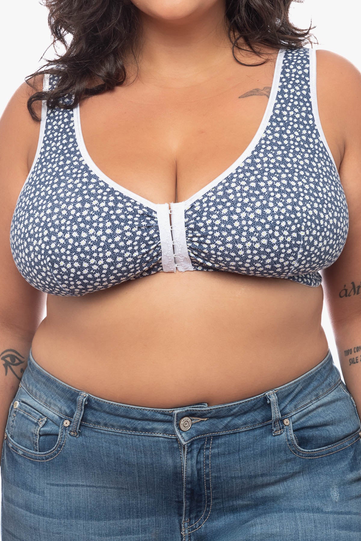 LYDIA front fastening bra (prints)