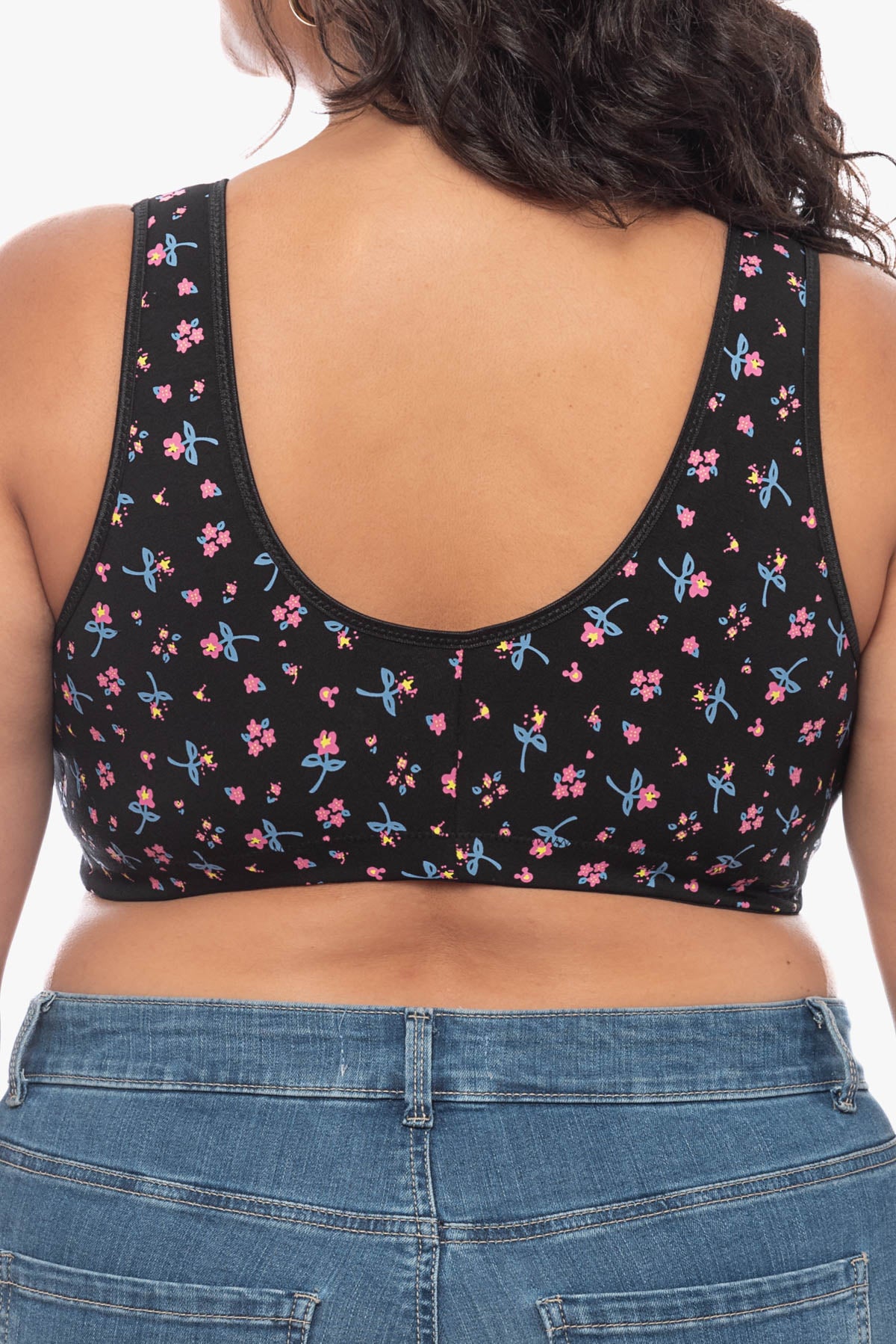 LYDIA front fastening bra (prints)
