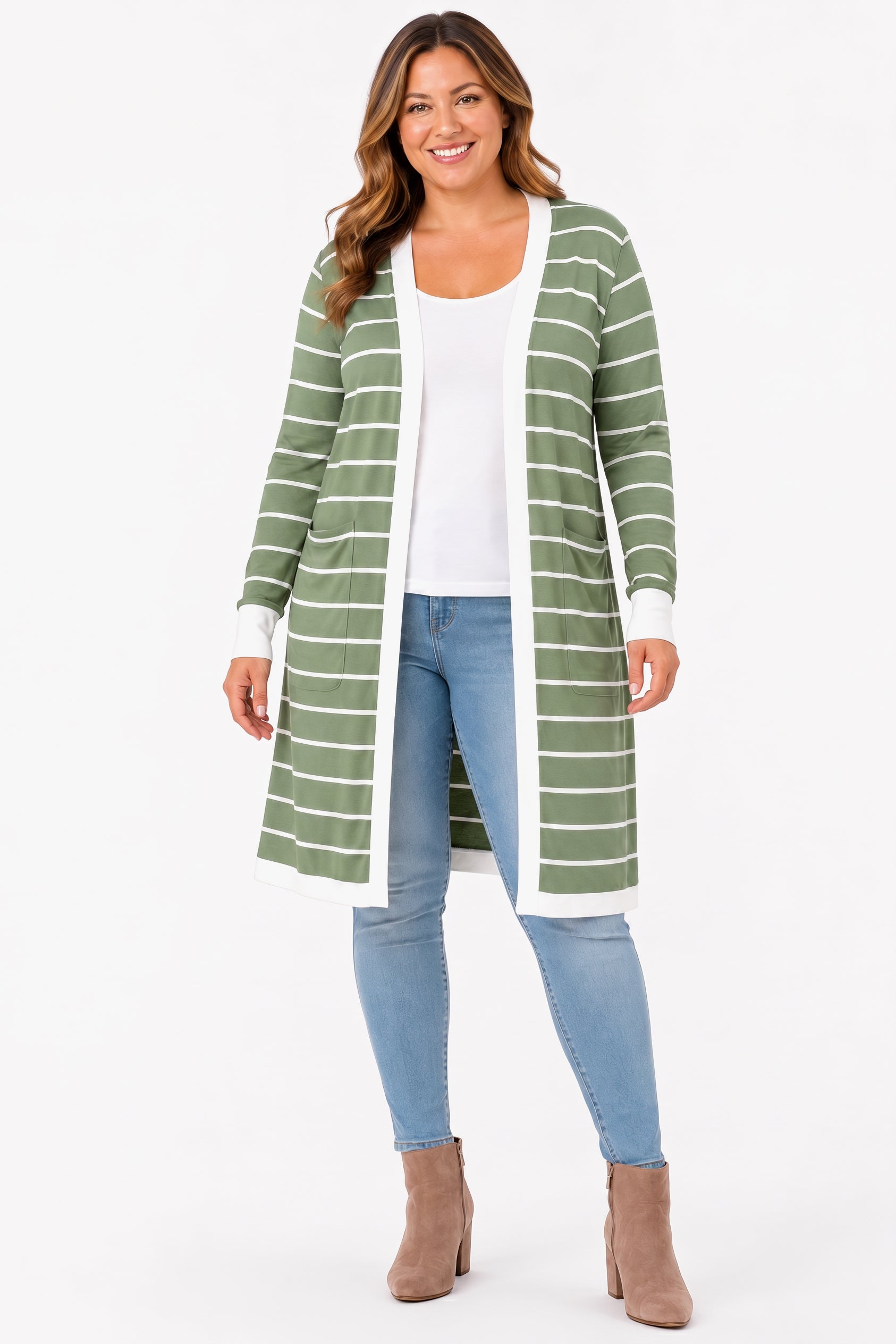 DOREEN striped cardigan