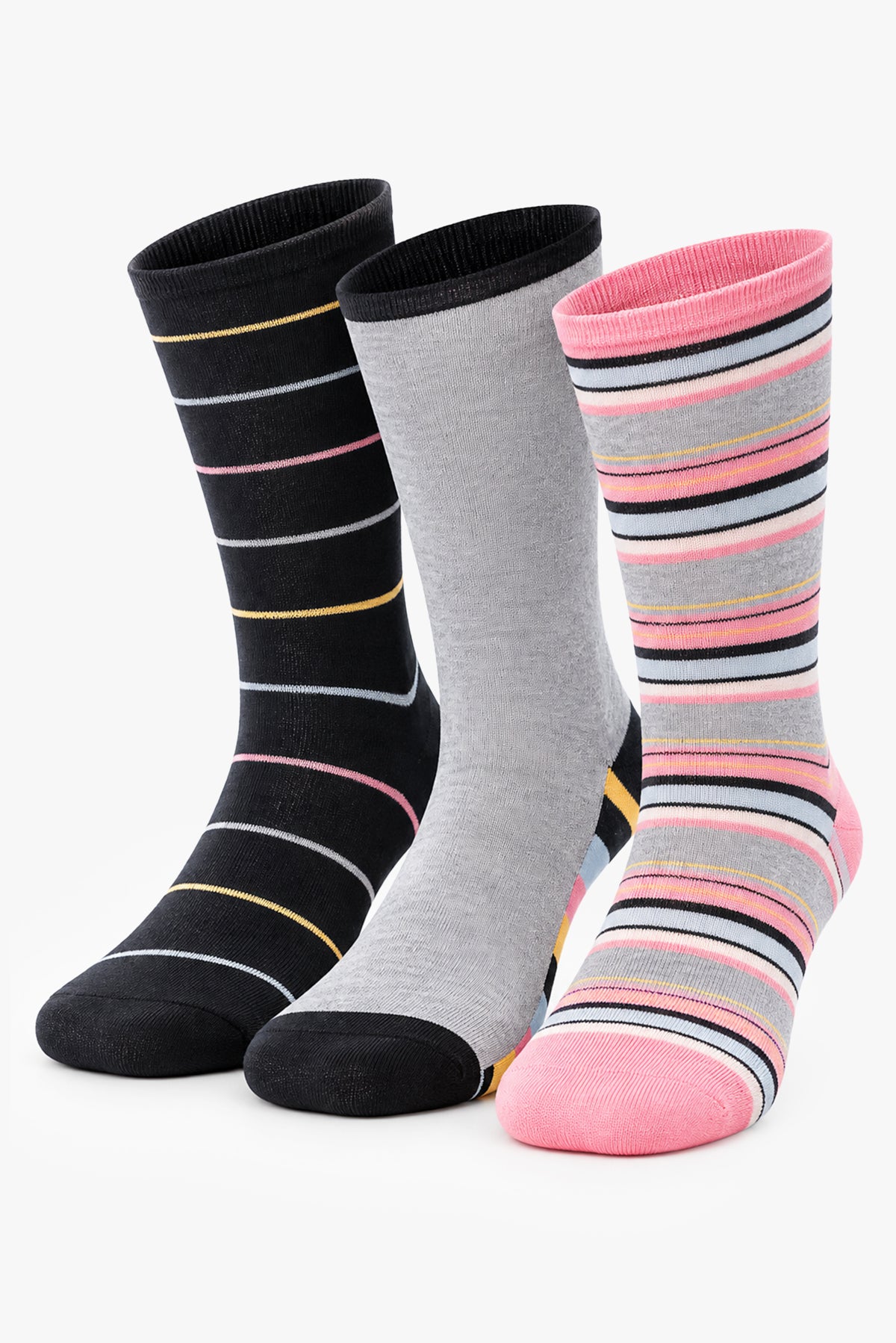 BAMBOO striped socks (3 pairs)