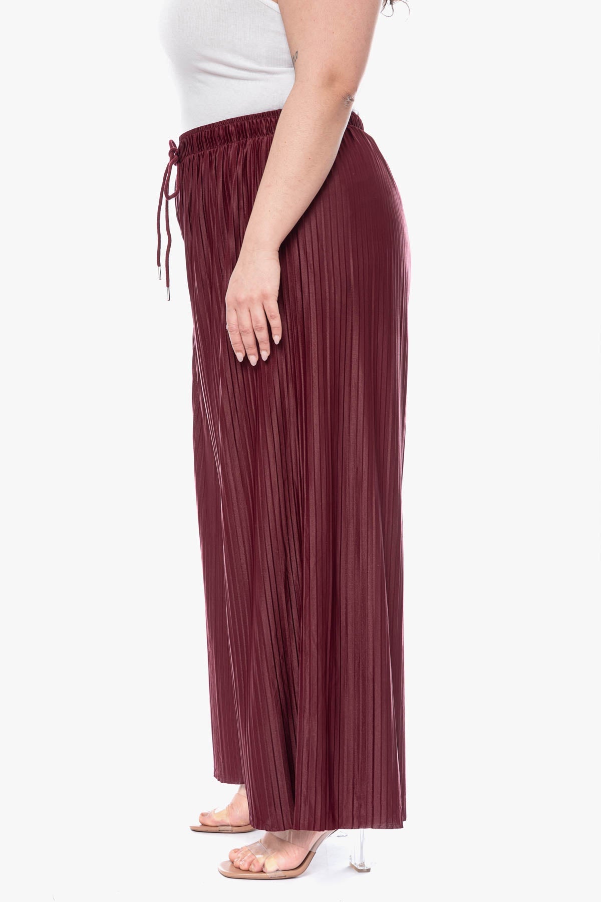 OLIVIA pleated pants