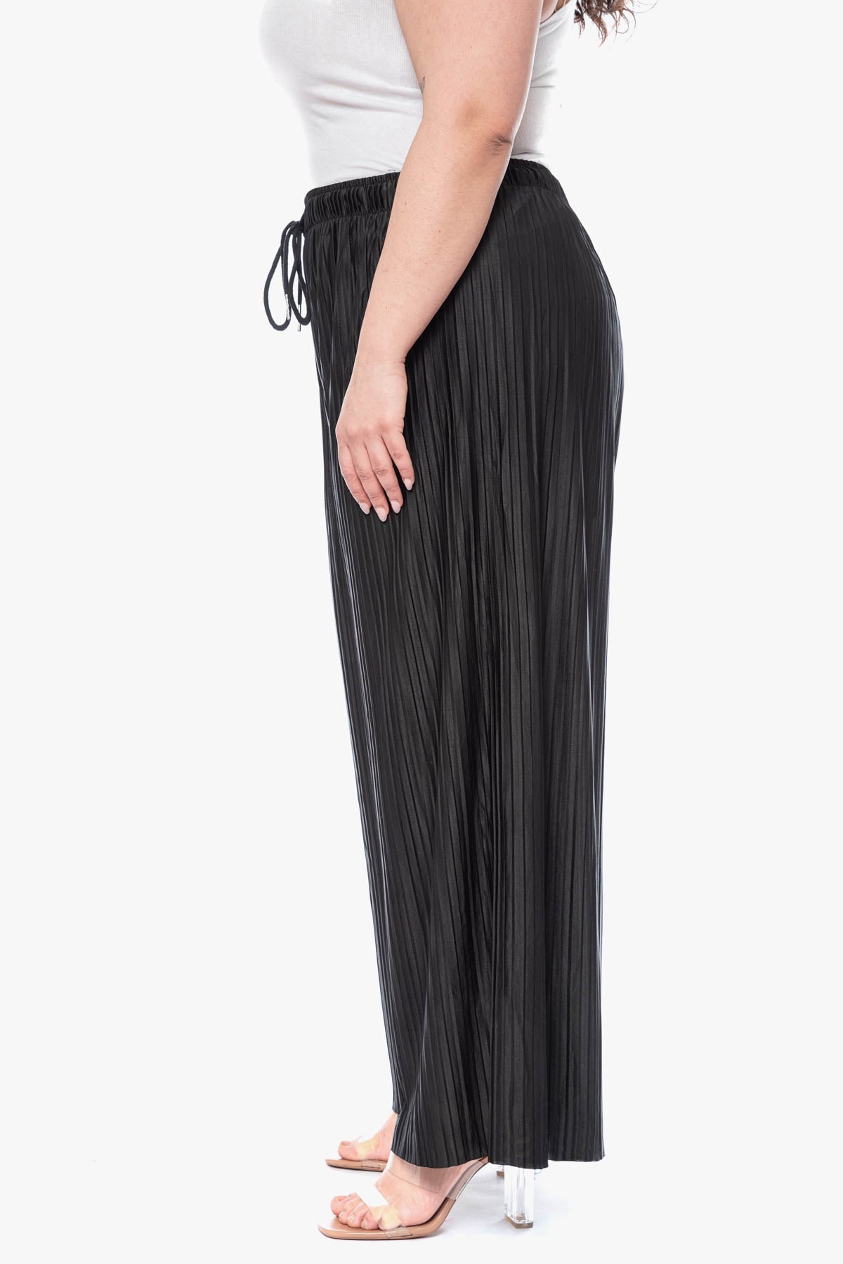 OLIVIA pleated pants