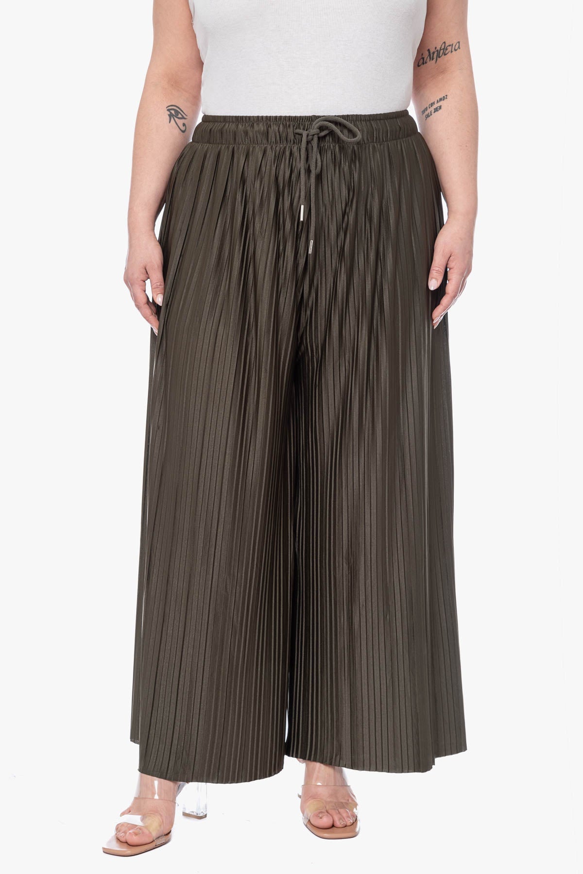 OLIVIA pleated pants