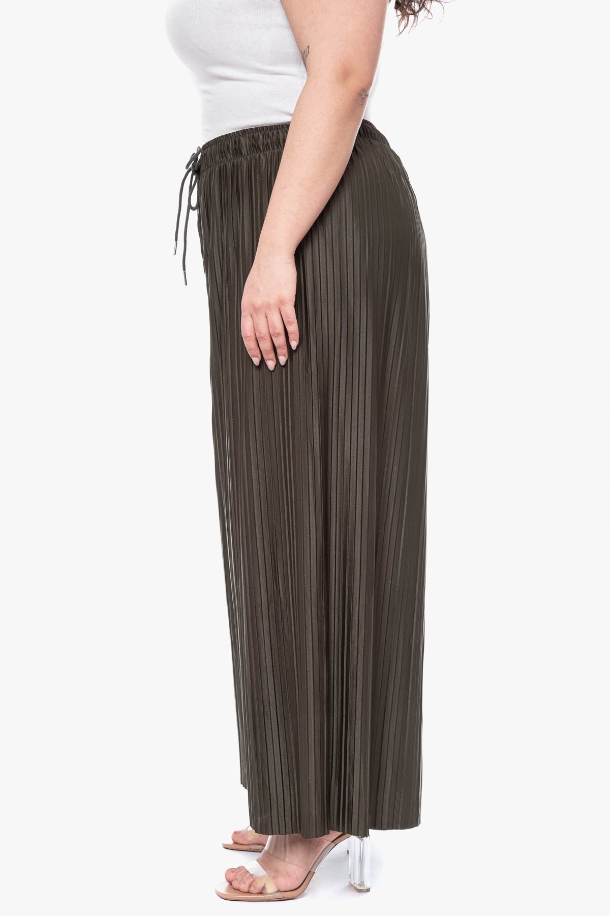 OLIVIA pleated pants