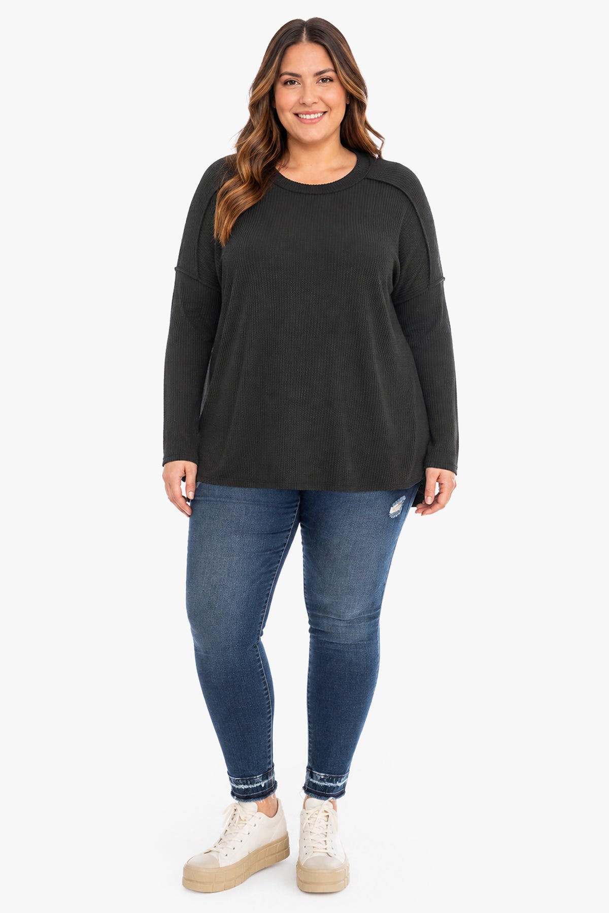 LEAH long-sleeve top