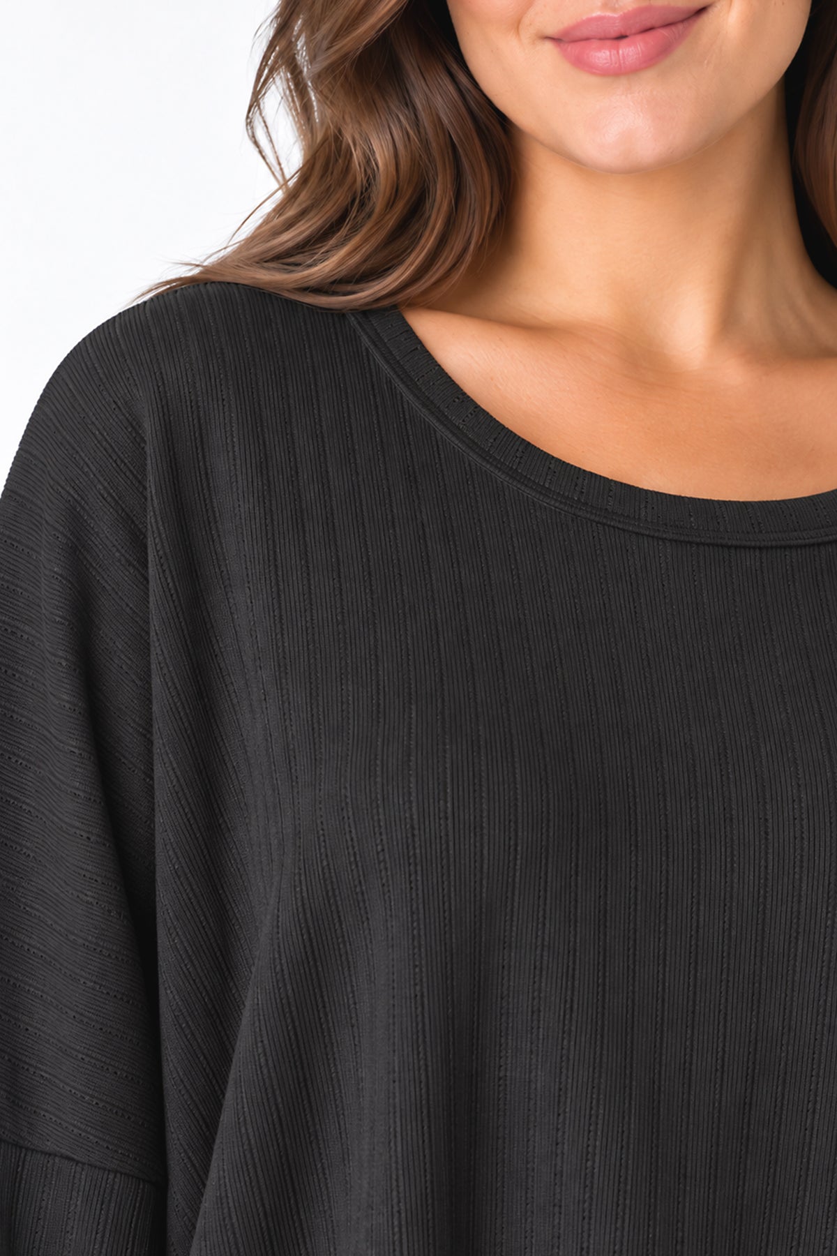 YASMIN ribbed shirt